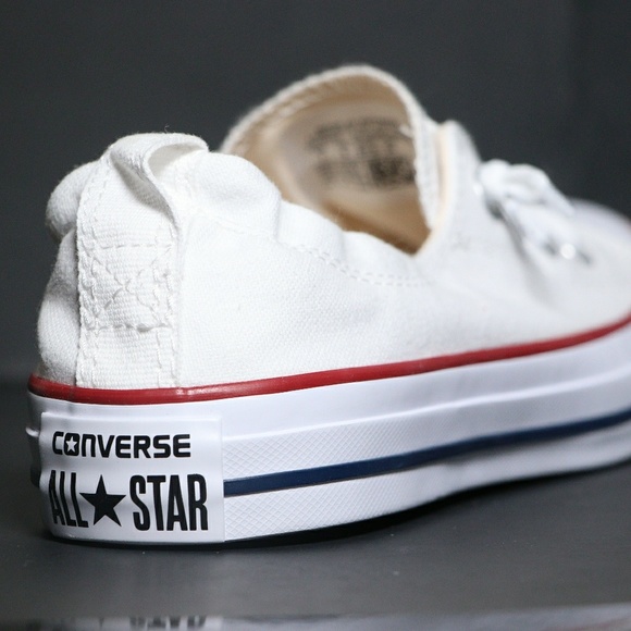 Converse White Shoreline All Star Slip Ons - Picture 5 of 7
